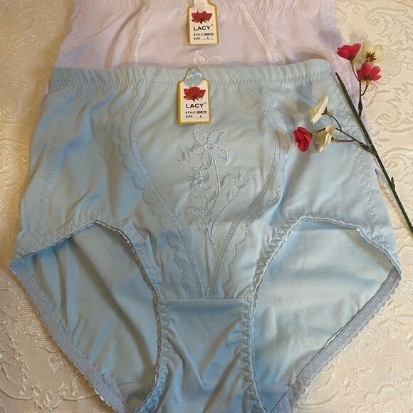 Lacy assorted embroidery design print Underwear L - Picture 14 of 16